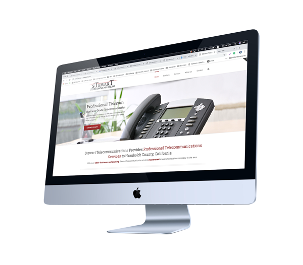 Web Design for Telecommunication Business in Northern California