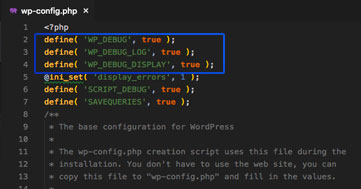 enabling-debugging-in-wordpress-by-editing-wp-config